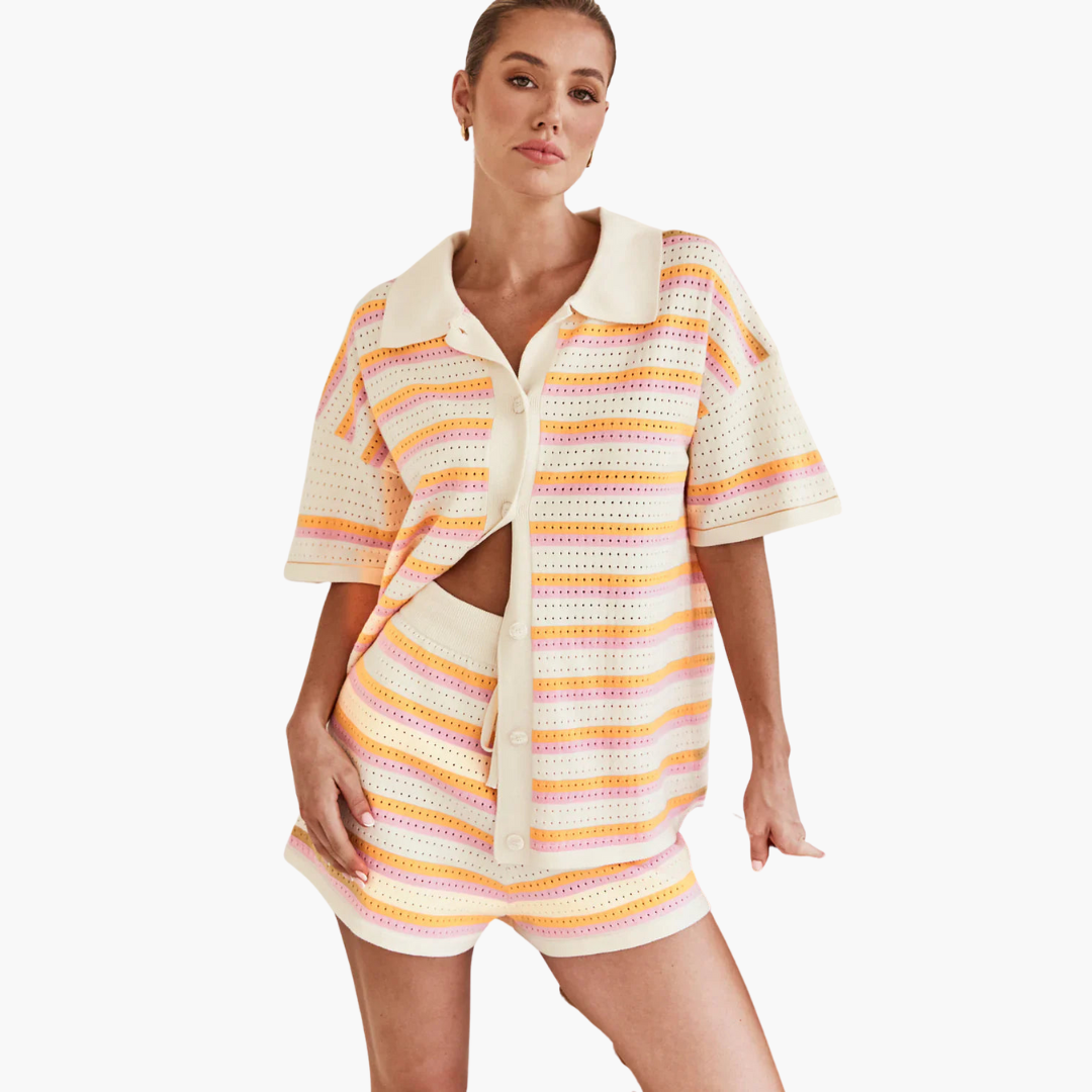 Maggie – Open-Knit Co-Ord Set