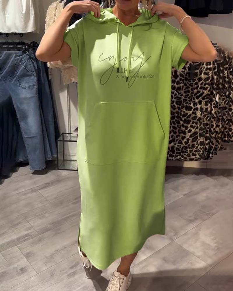 Nomi – Hooded Midi Dress