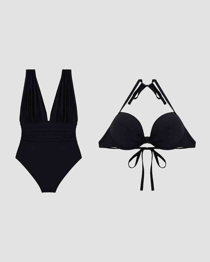 Madeline – Sculpting Deep-V Swimsuit