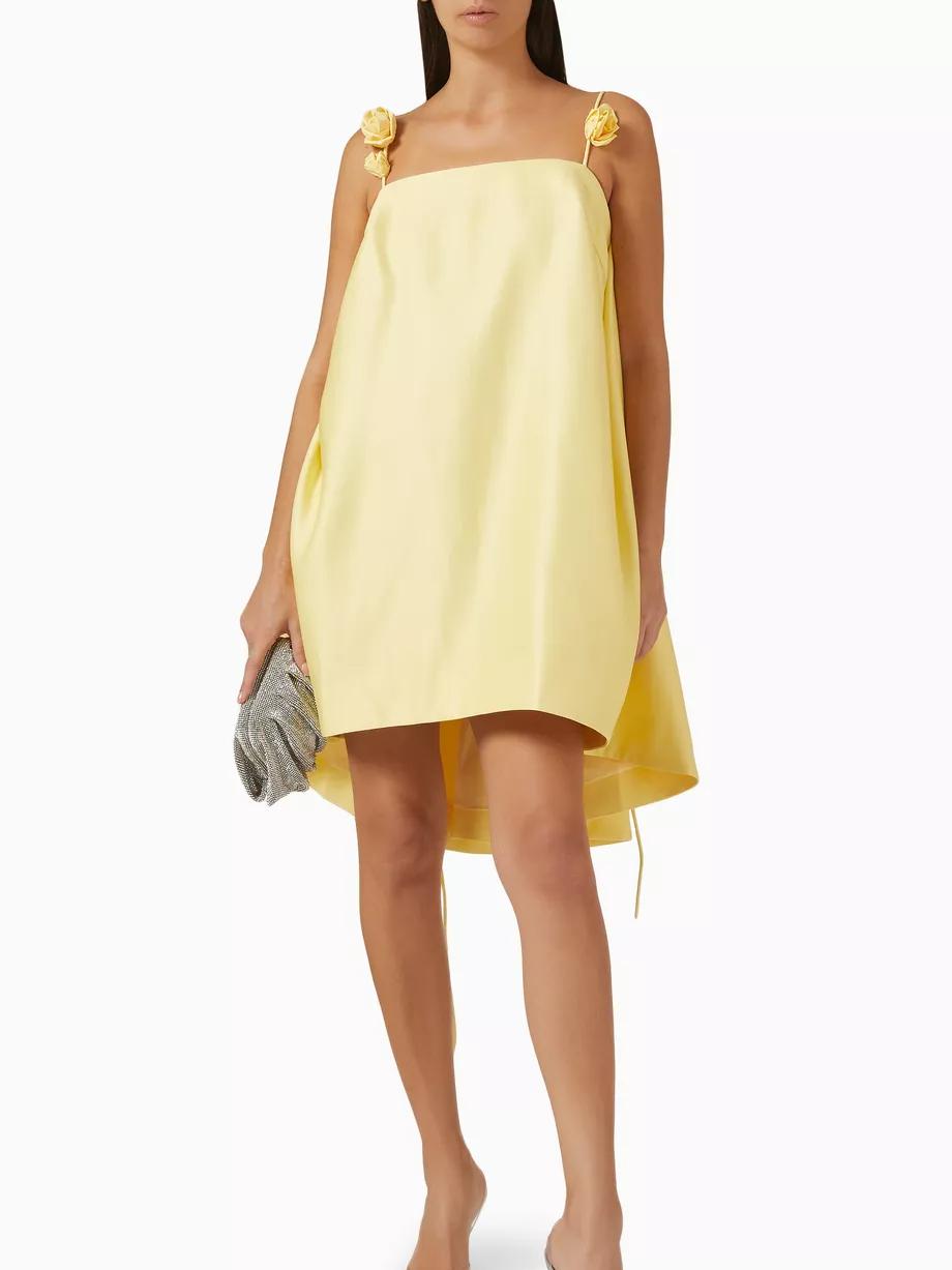 Amélie-Rose™ | Dress with 3D Rose Straps
