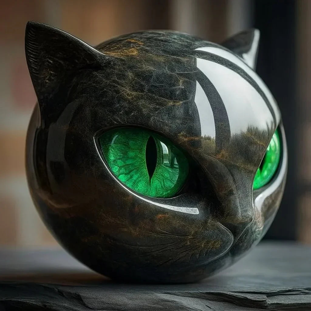 Nyra – Black Cat Sculpture
