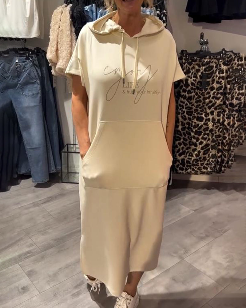 Nomi – Hooded Midi Dress