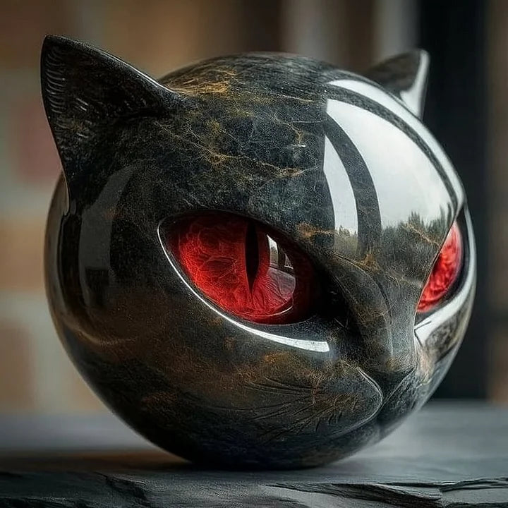 Nyra – Black Cat Sculpture