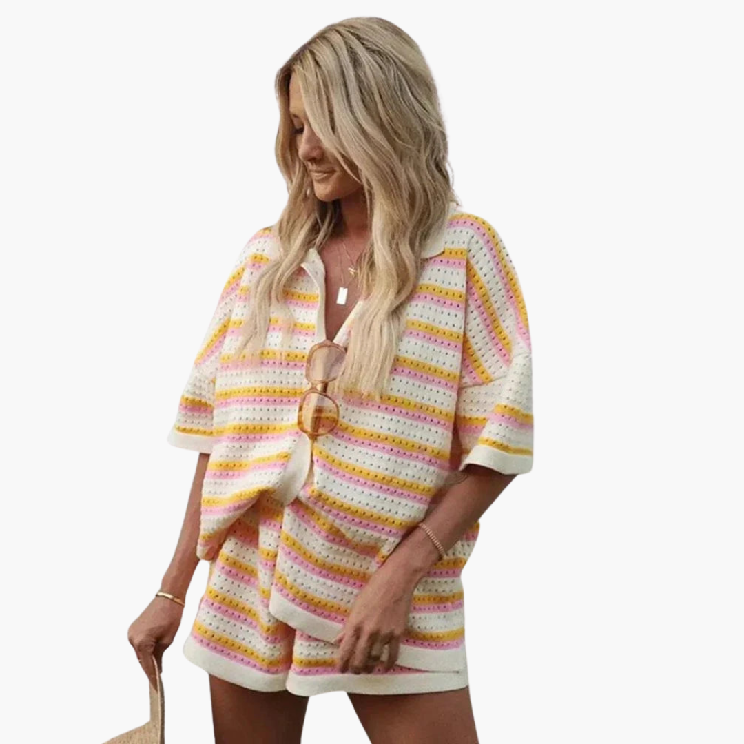 Maggie – Open-Knit Co-Ord Set