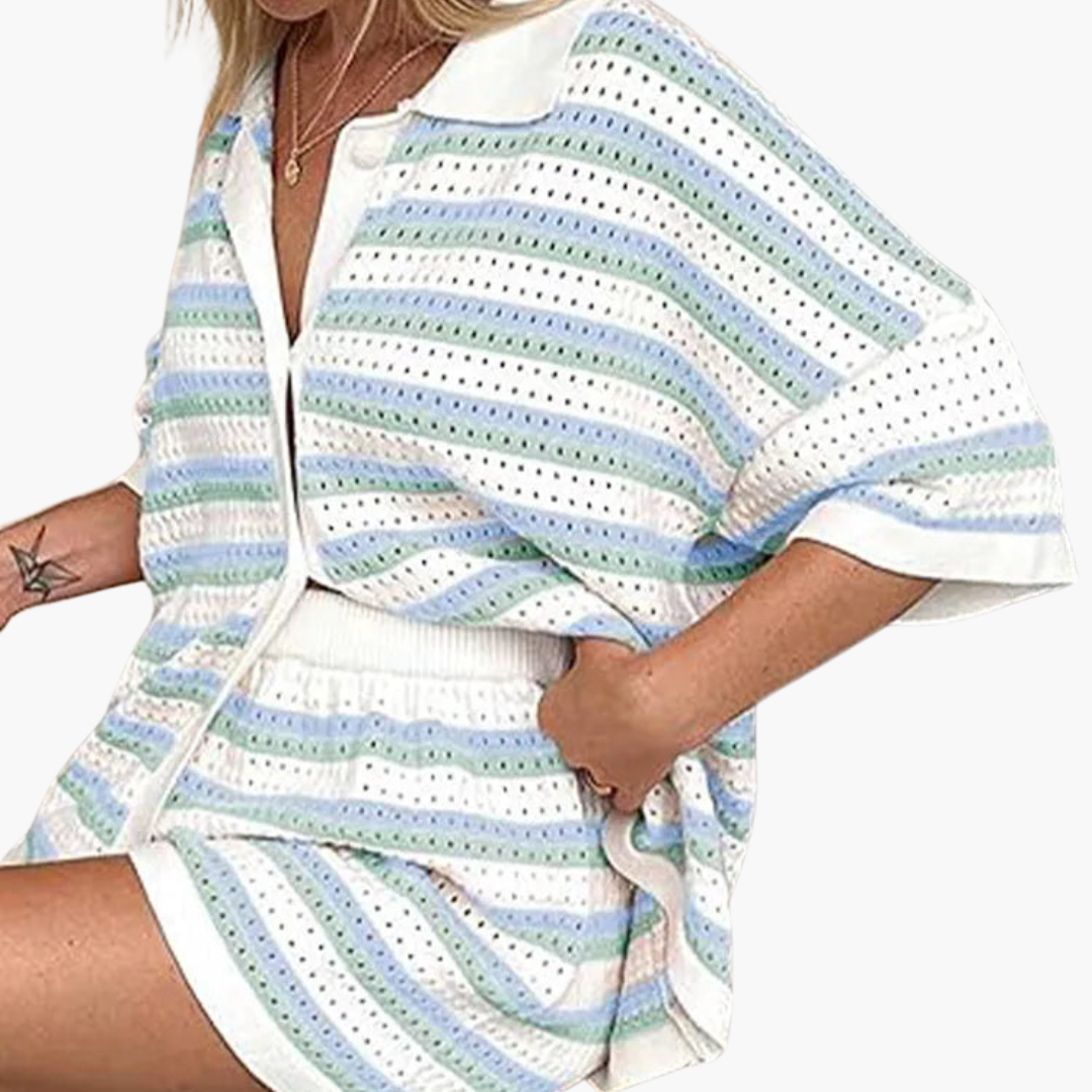 Maggie – Open-Knit Co-Ord Set