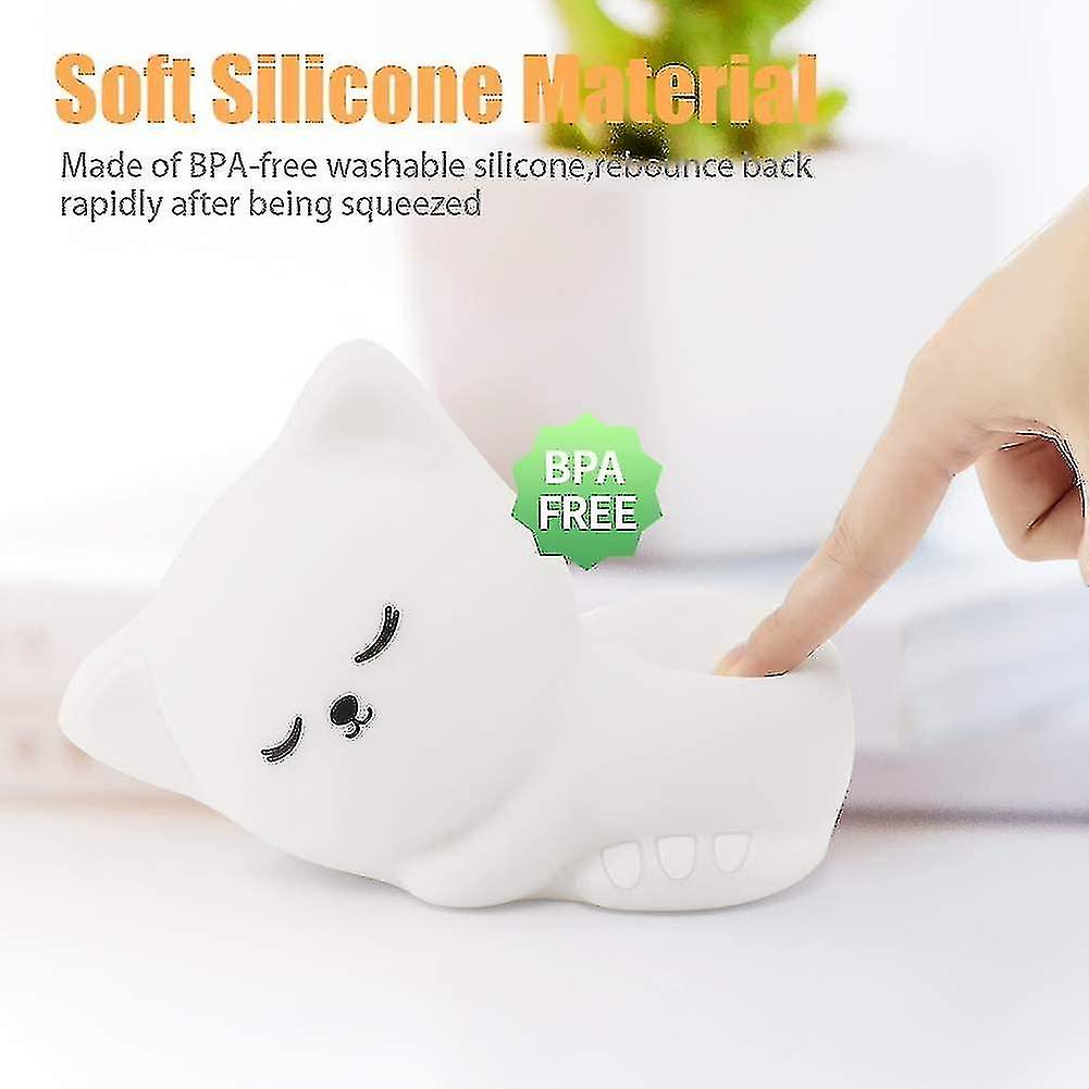 Guardian Kitty – Silicone LED Night Light