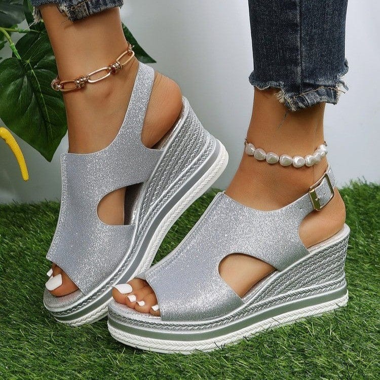 Isolde™ | Glitter-Finish Sandals