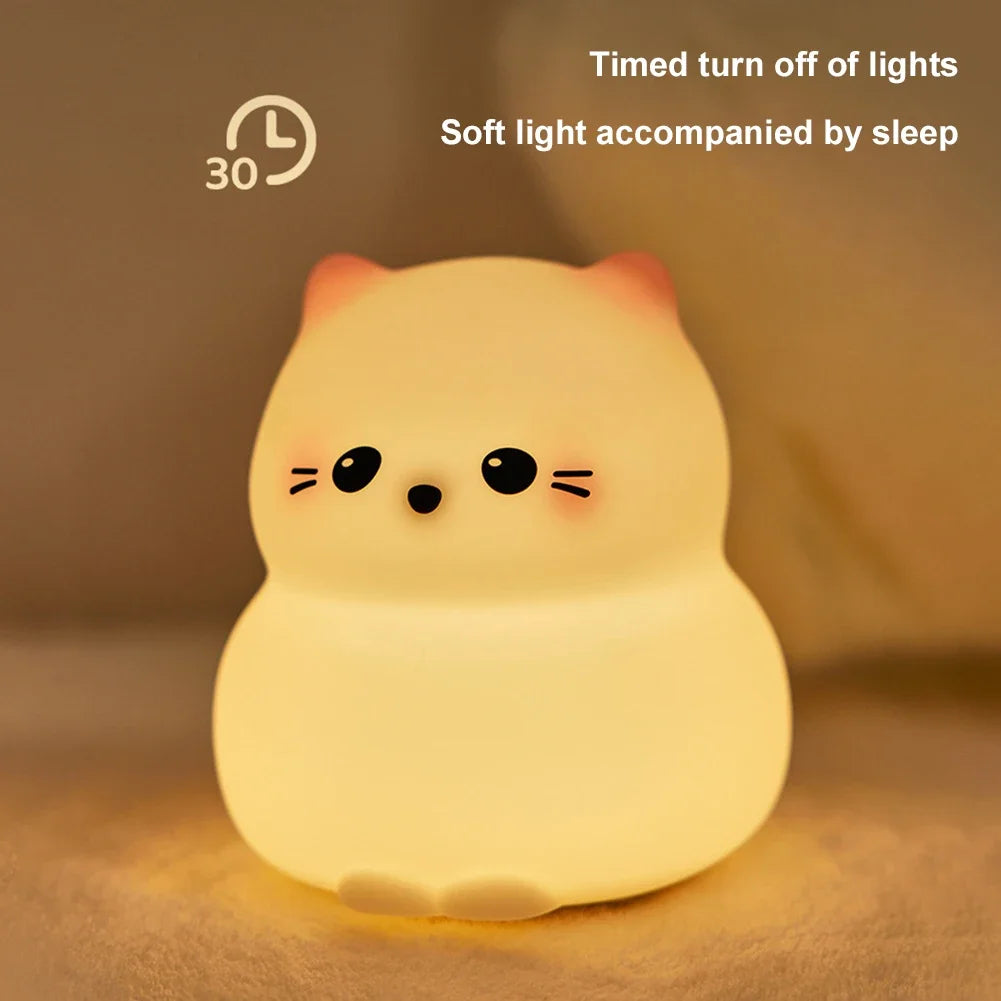 Guardian Kitty – Silicone LED Night Light
