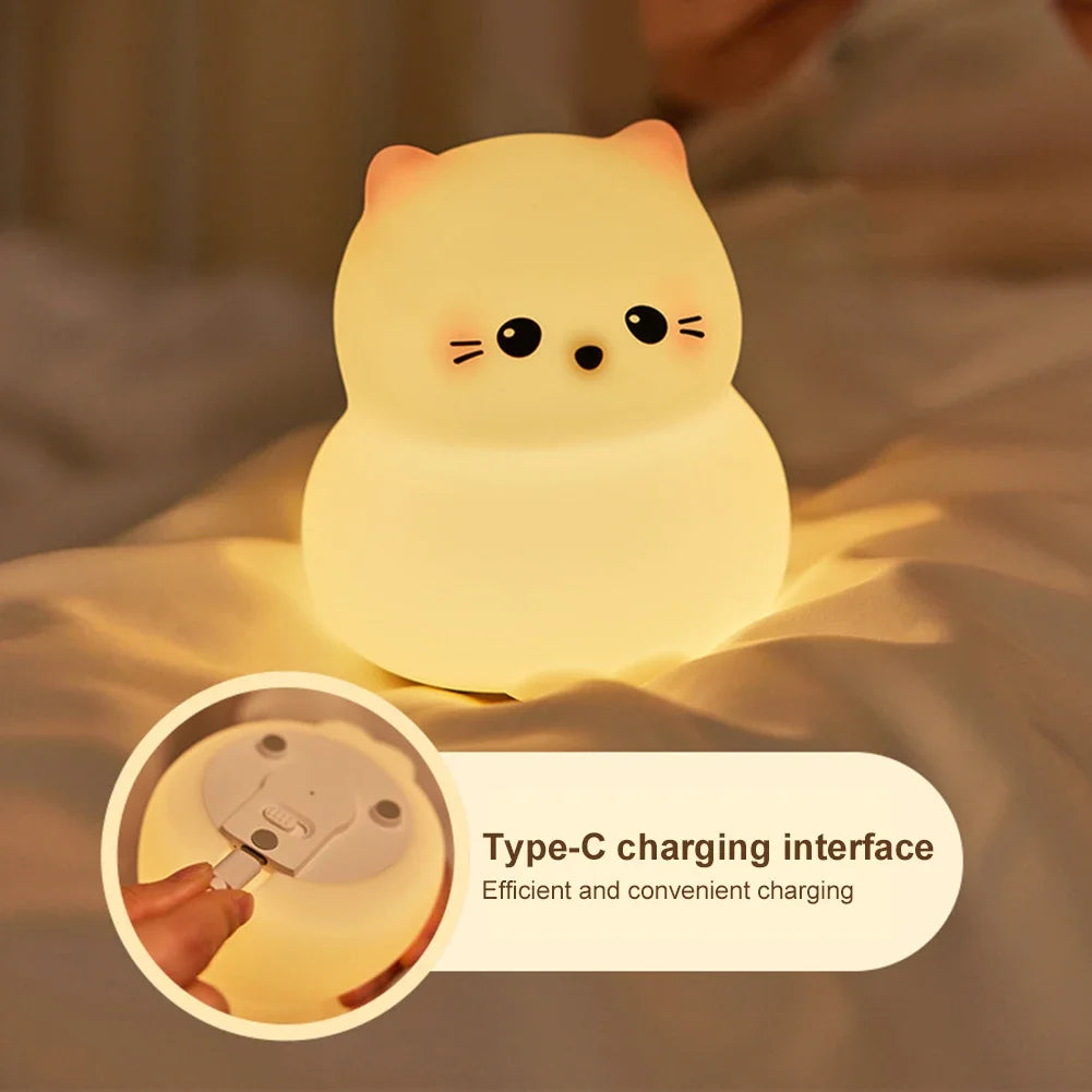 Guardian Kitty – Silicone LED Night Light