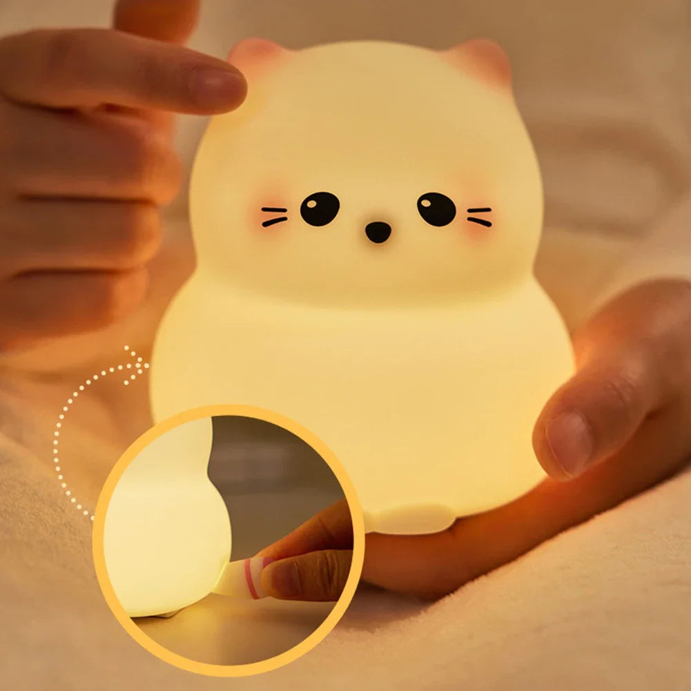 Guardian Kitty – Silicone LED Night Light