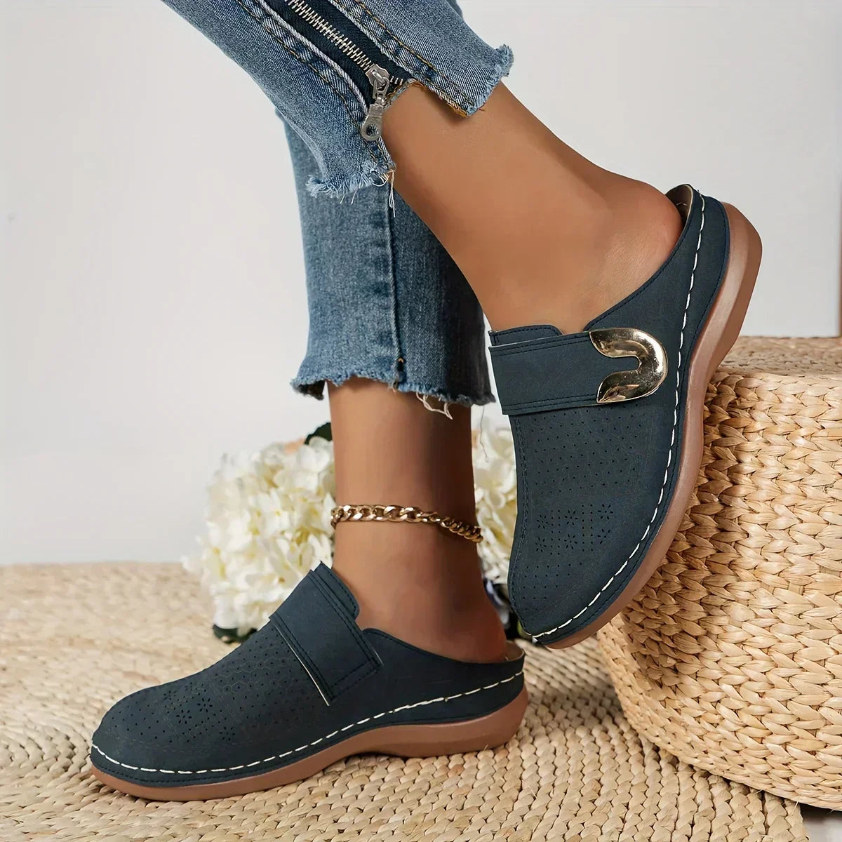 Kaela™ | Chic Supportive Wedge Sandals