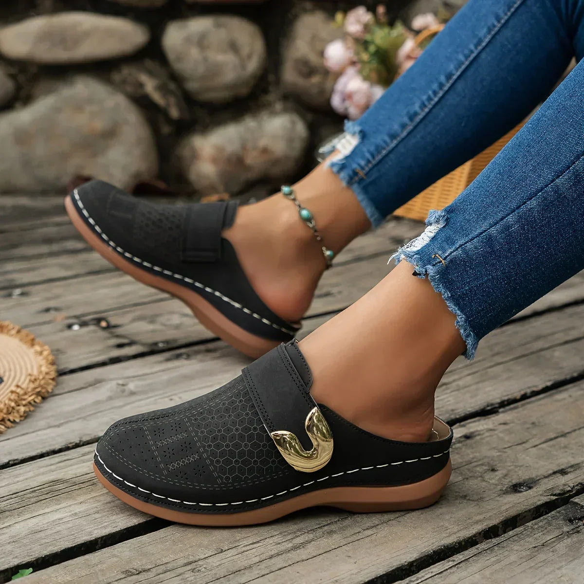 Kaela™ | Chic Supportive Wedge Sandals