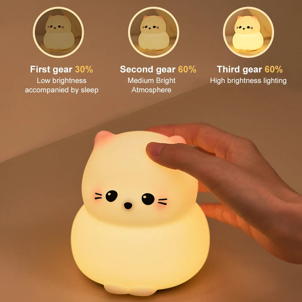 Guardian Kitty – Silicone LED Night Light