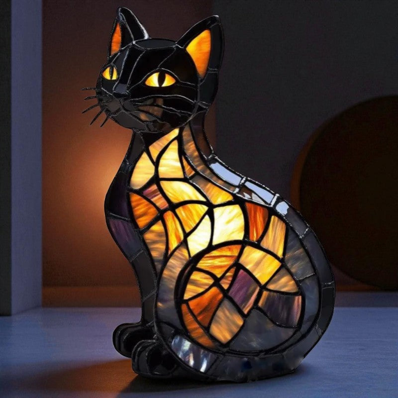 Luna – Mosaic Cat Lamp