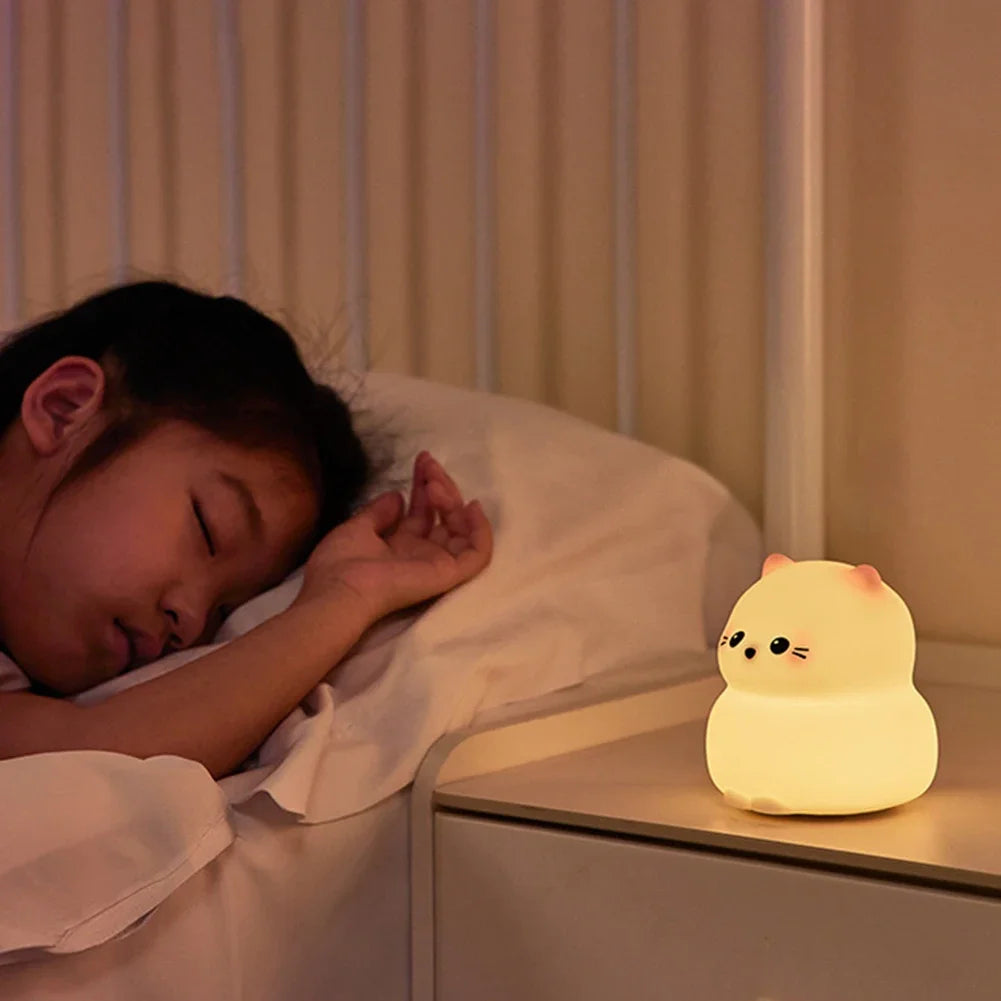 Guardian Kitty – Silicone LED Night Light