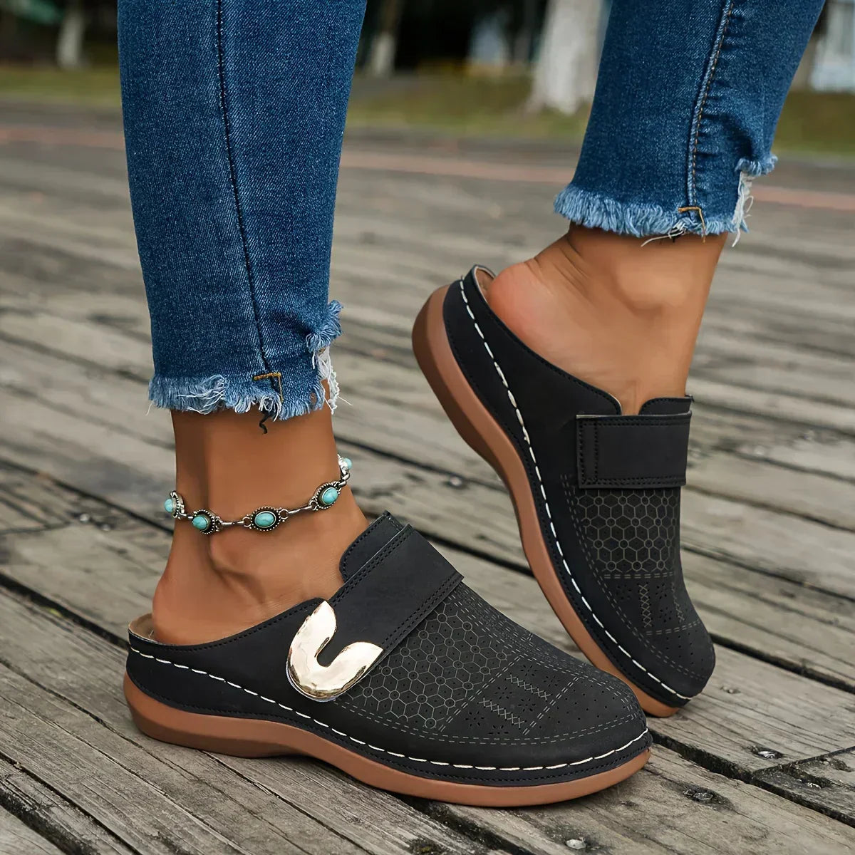 Kaela™ | Chic Supportive Wedge Sandals