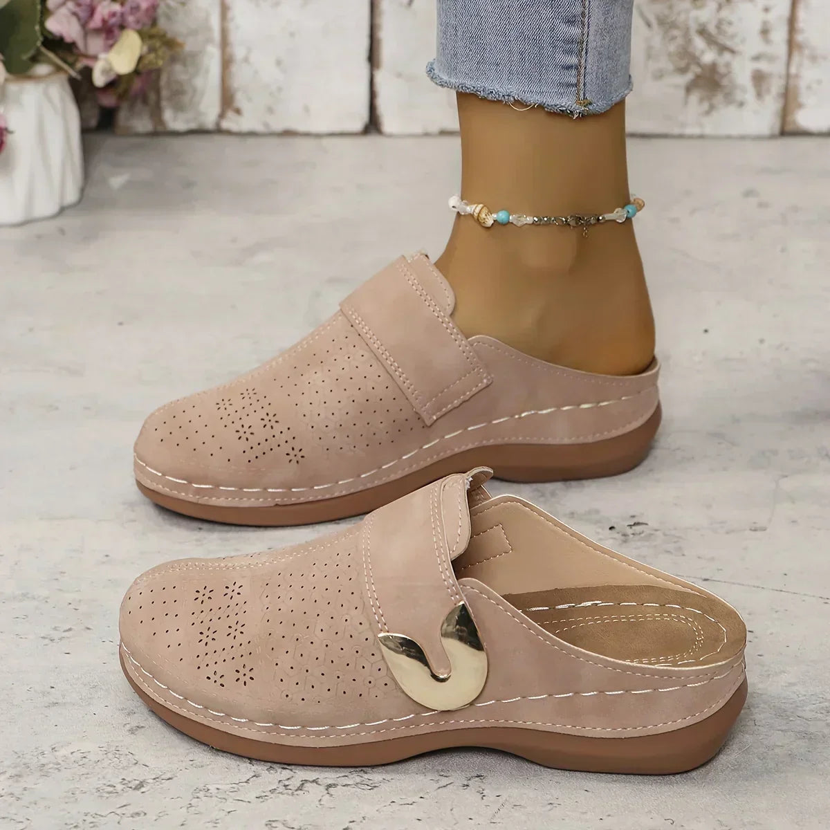 Kaela™ | Chic Supportive Wedge Sandals
