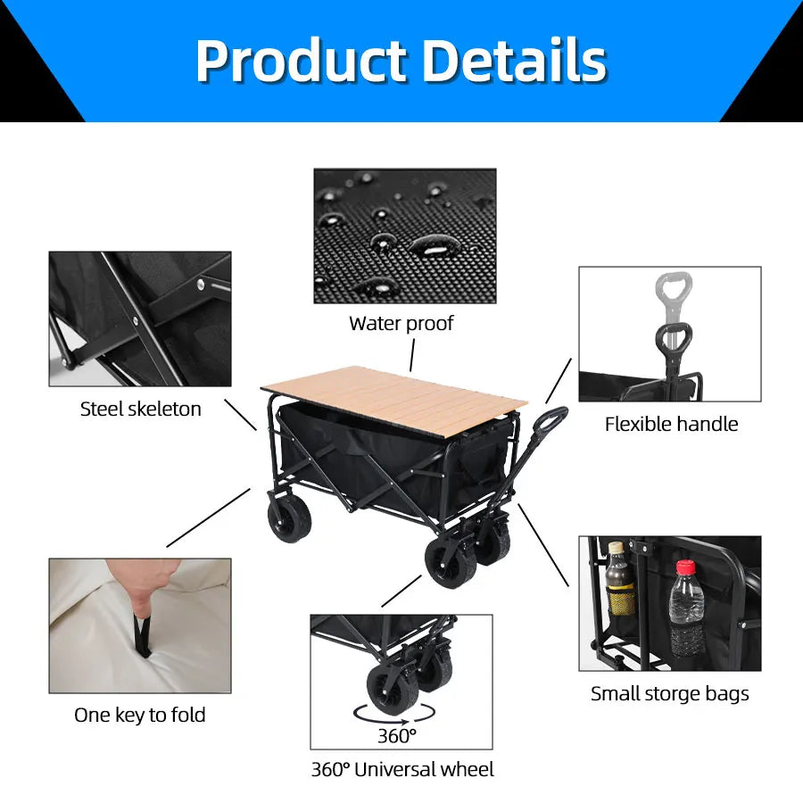 Ravvo – Heavy Duty Folding Wagon