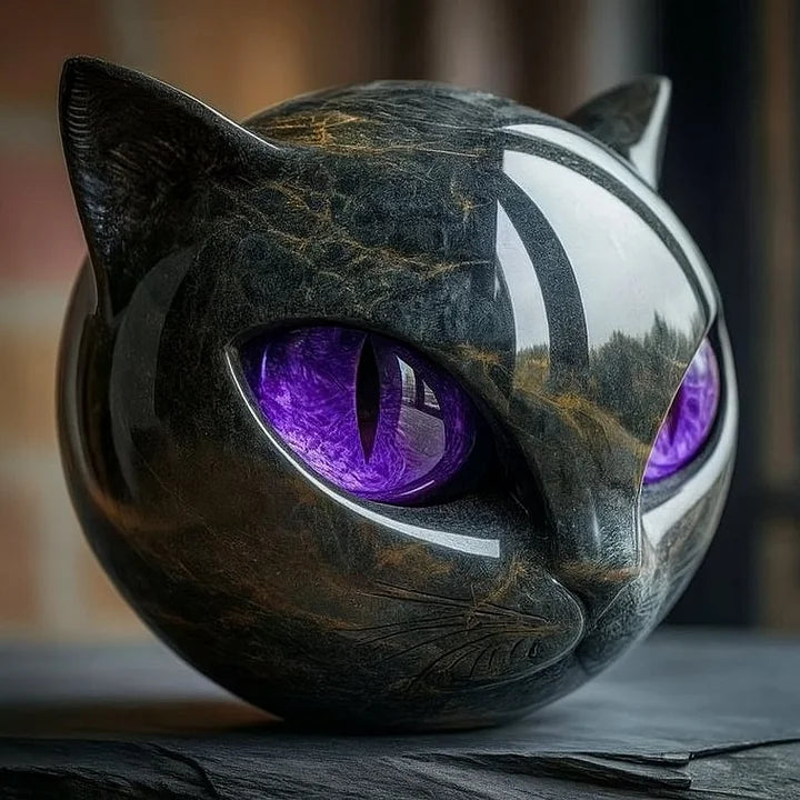 Nyra – Black Cat Sculpture