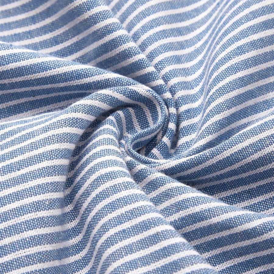 Martha – Striped Cotton Midi Dress