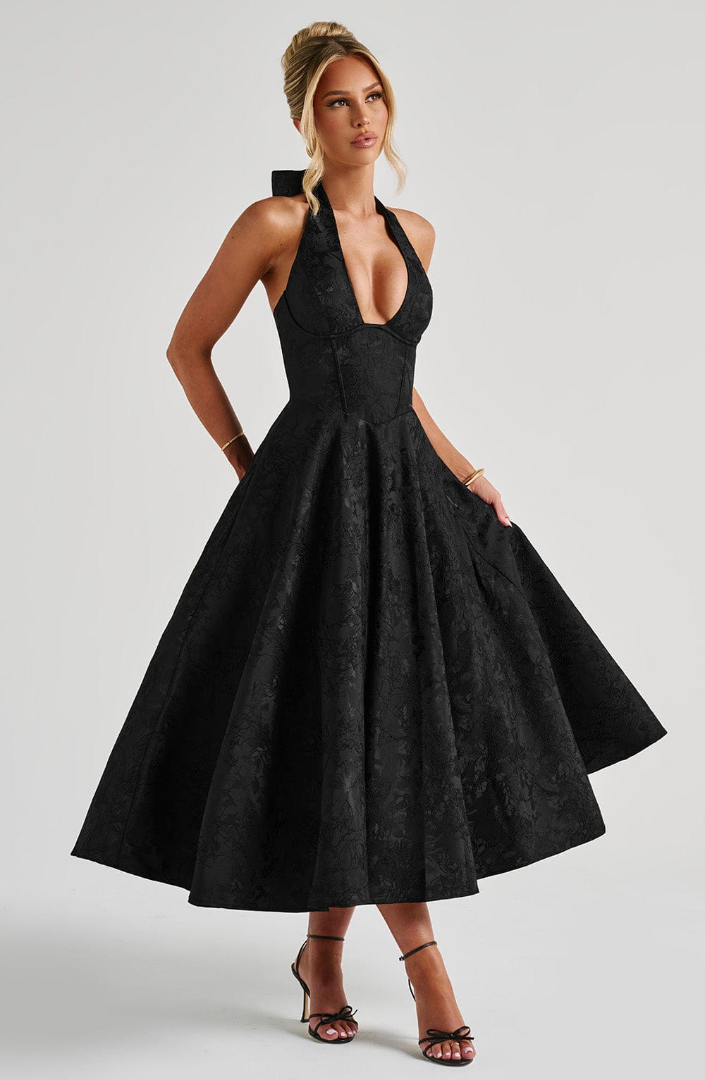 Juliet – Halterneck Midi Dress