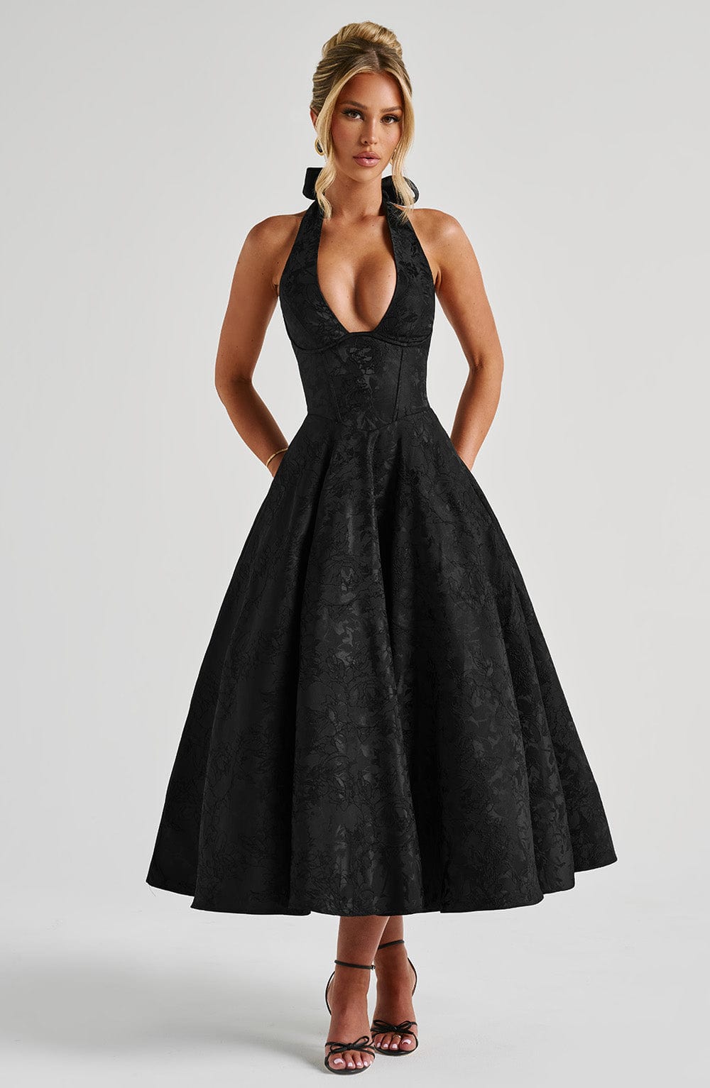 Juliet – Halterneck Midi Dress