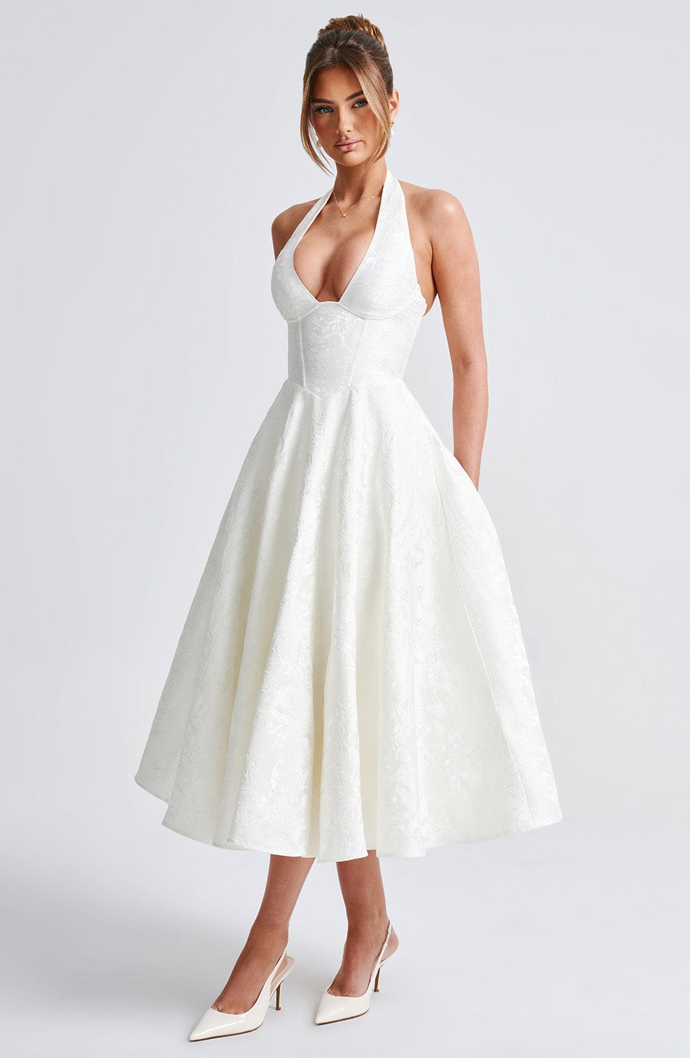 Juliet – Halterneck Midi Dress