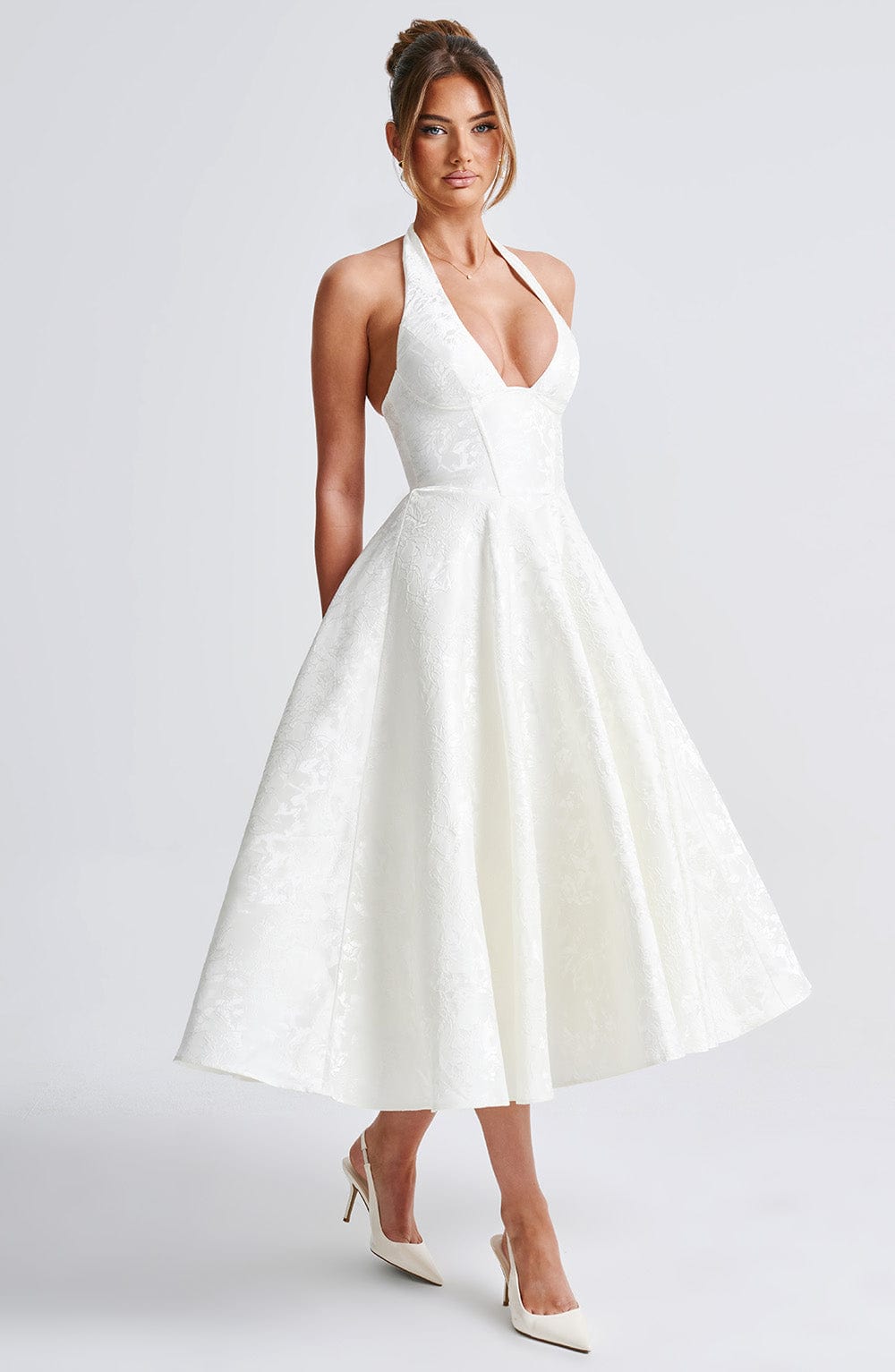 Juliet – Halterneck Midi Dress