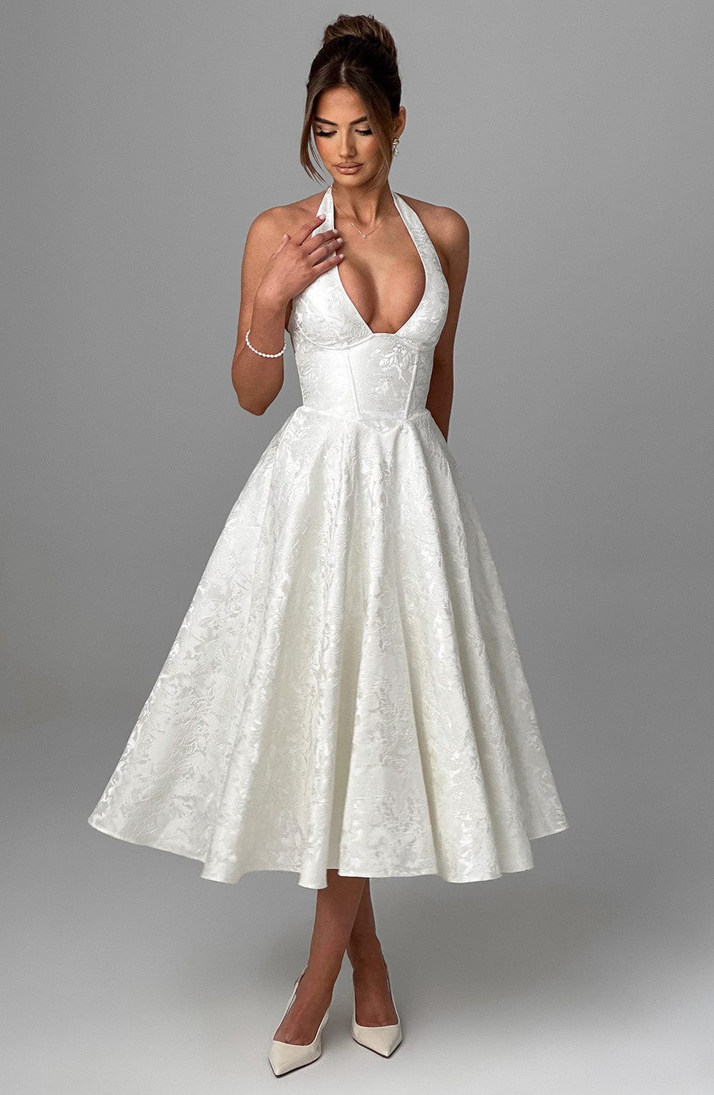 Juliet – Halterneck Midi Dress