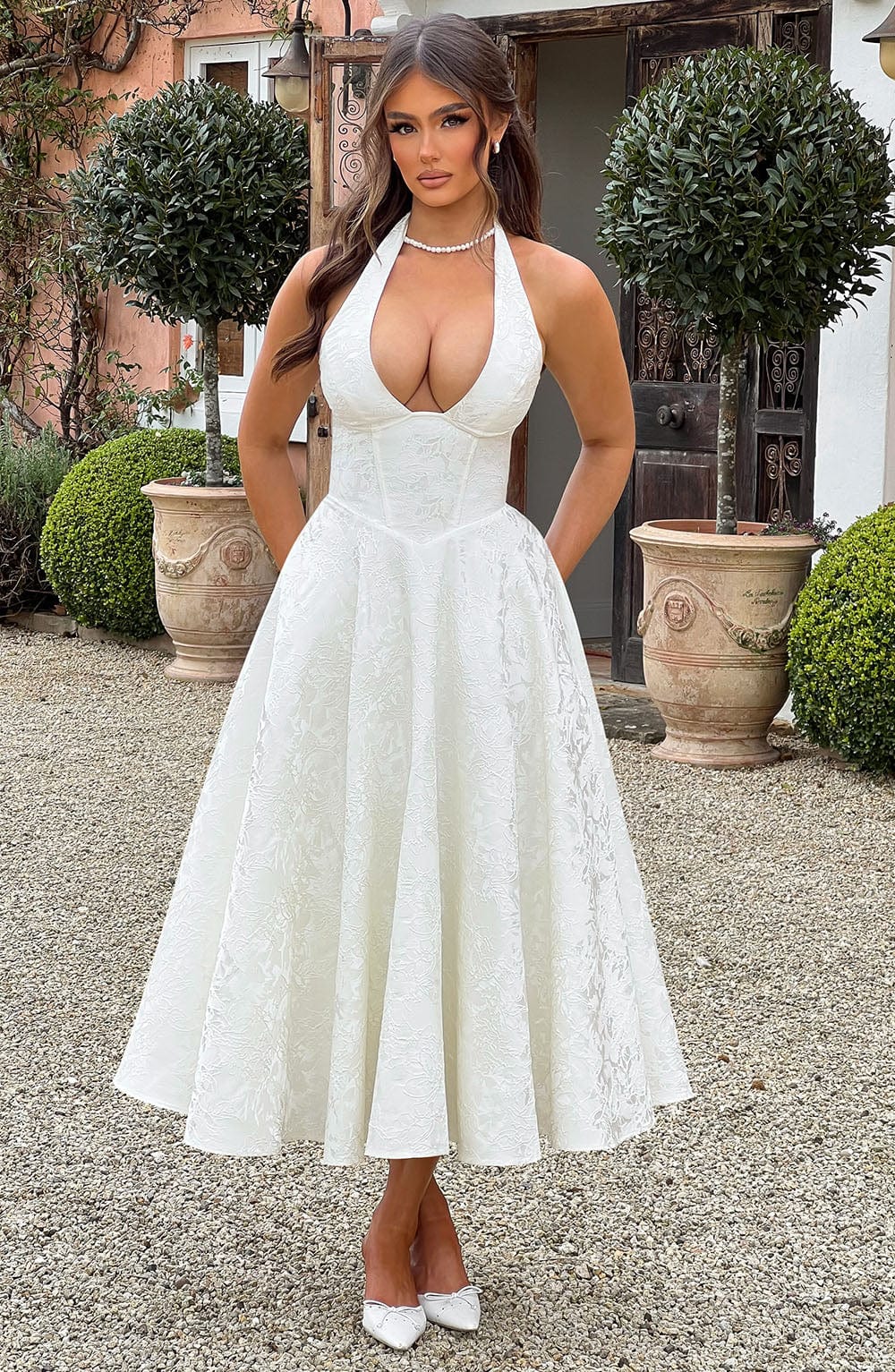 Juliet – Halterneck Midi Dress