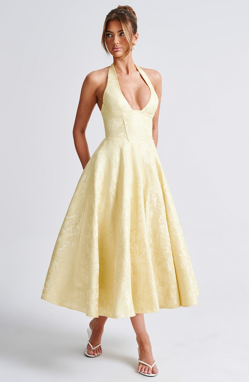 Juliet – Halterneck Midi Dress