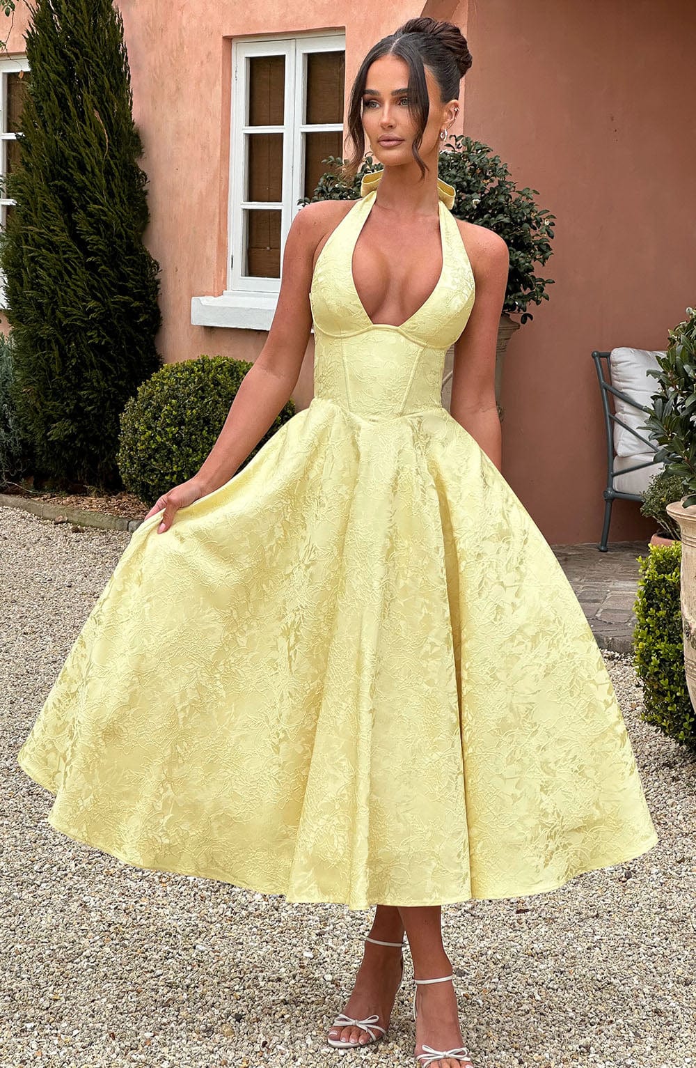 Juliet – Halterneck Midi Dress