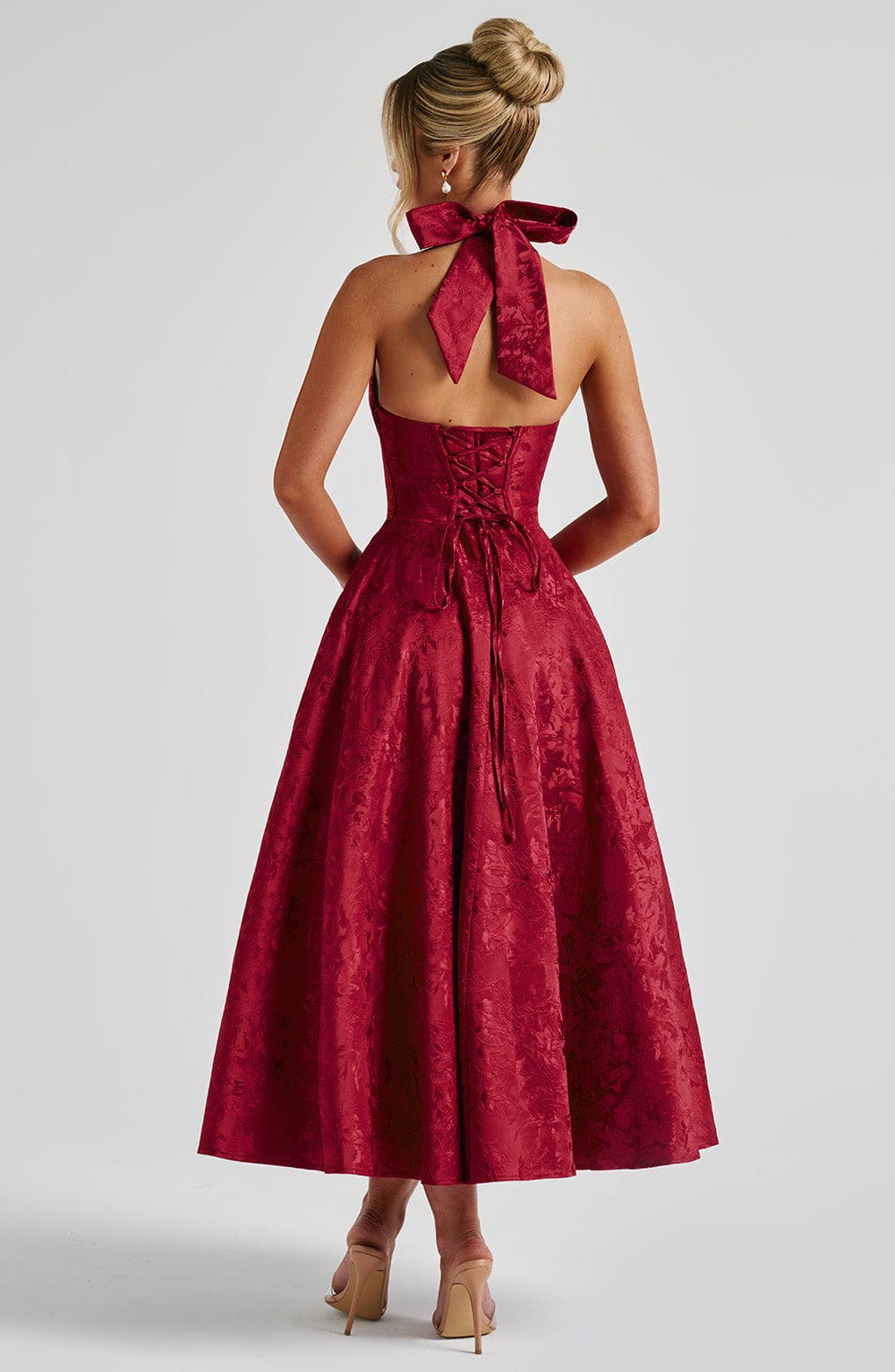 Juliet – Halterneck Midi Dress
