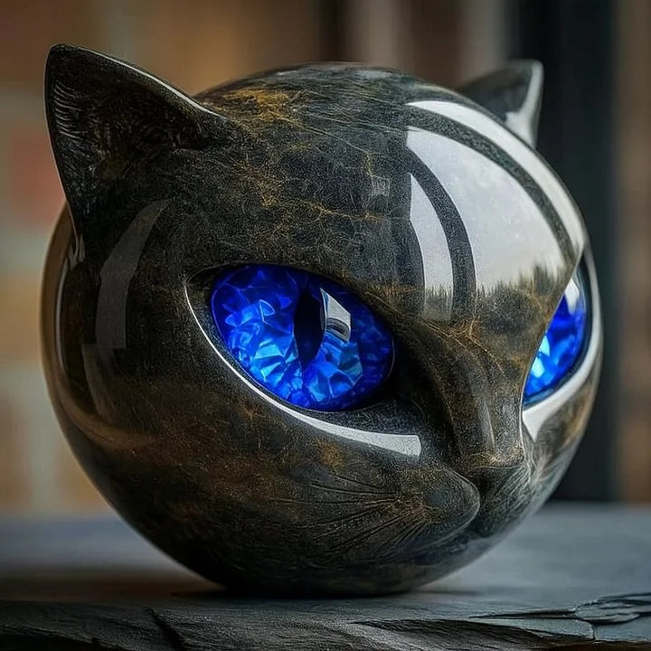Nyra – Black Cat Sculpture