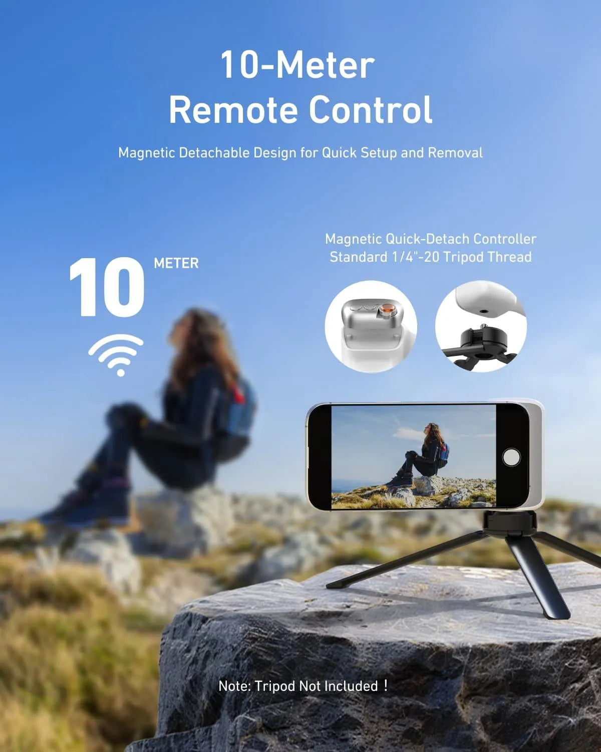 Niffy | Magnetic Selfie Grip Light