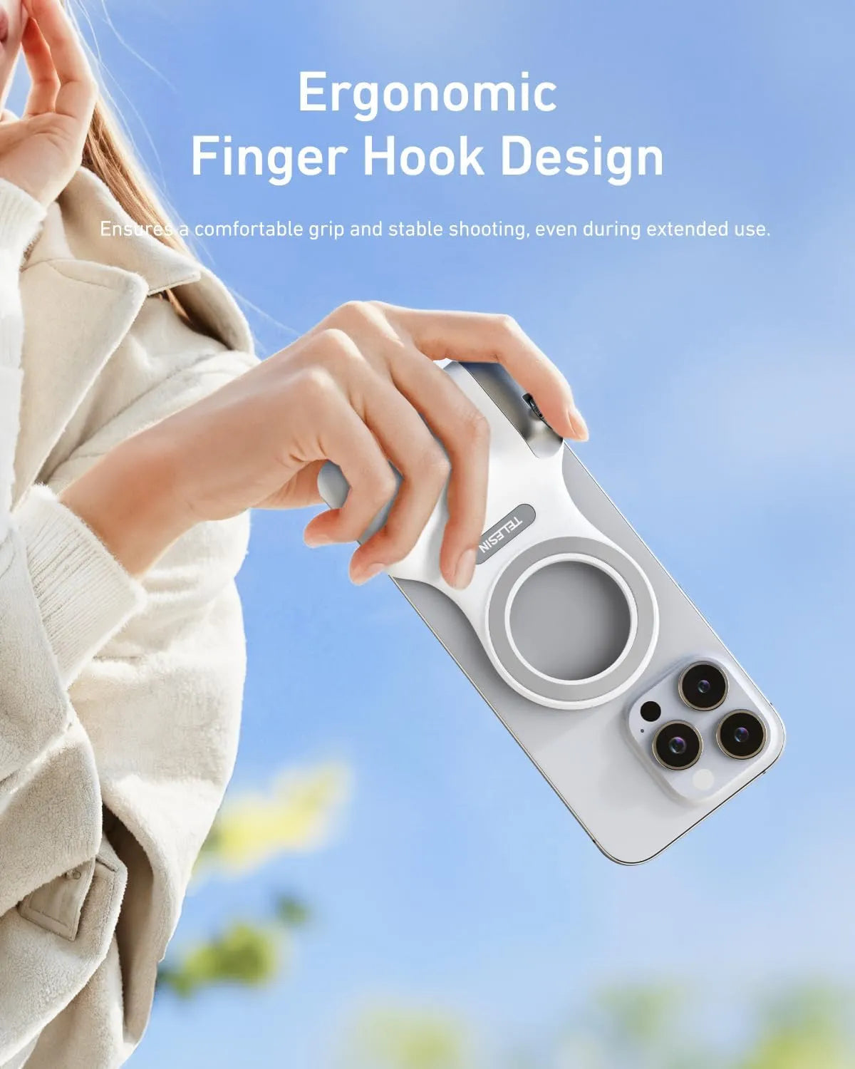 Niffy | Magnetic Selfie Grip Light