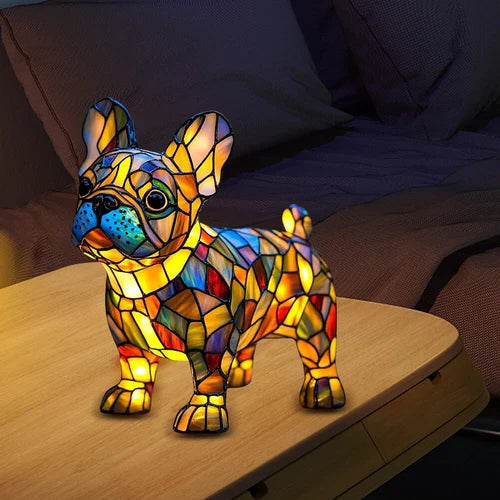 Milo – Mosaic Dog-Shaped Lamp