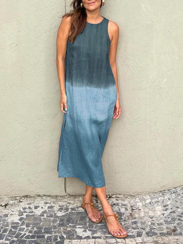 Marley – Sleeveless Ombre Midi Dress
