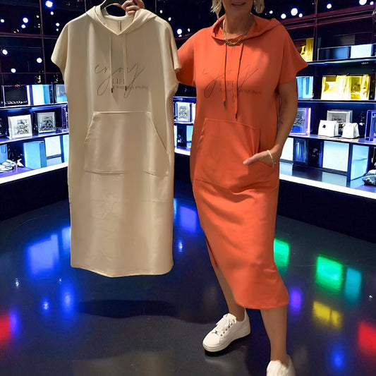 Nomi – Hooded Midi Dress