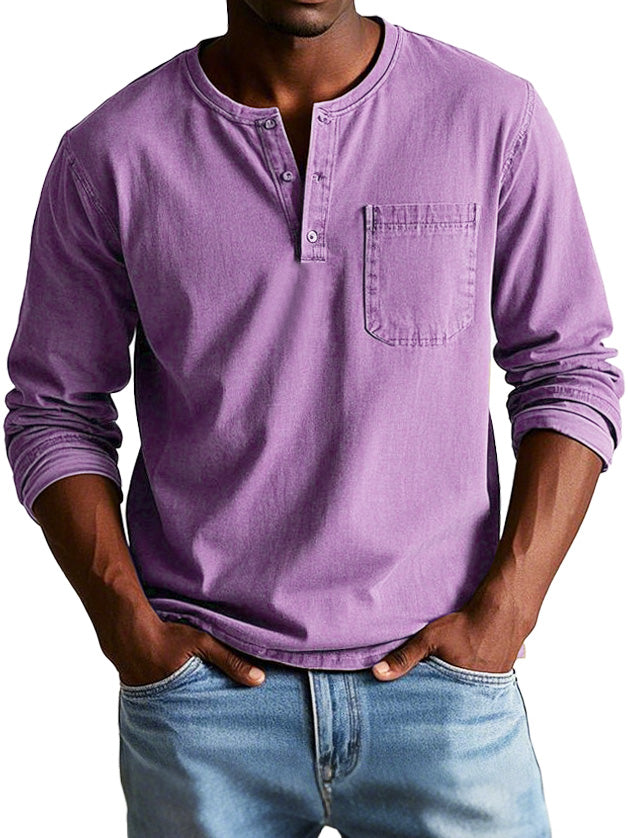 Miles – Classic Henley Longsleeve