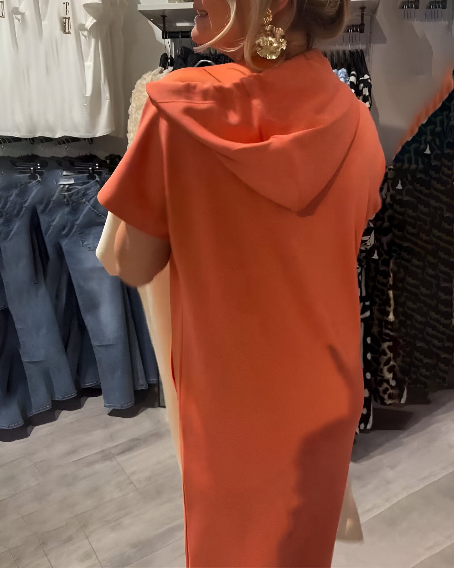 Nomi – Hooded Midi Dress