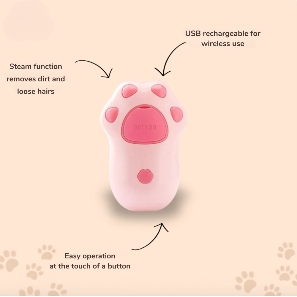 Luna – 3-in-1 Steam Grooming Brush