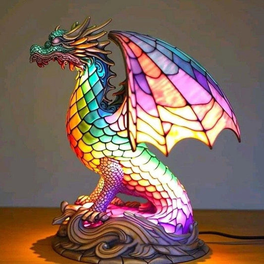 Ignis – Mosaic Dragon Lamp