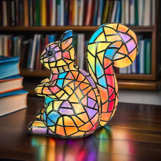 Nino – Mosaic Squirrel Lamp