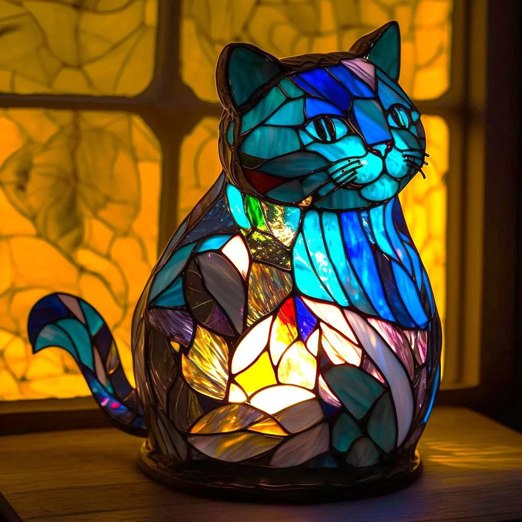 Nala – Mosaic Cat Lamp