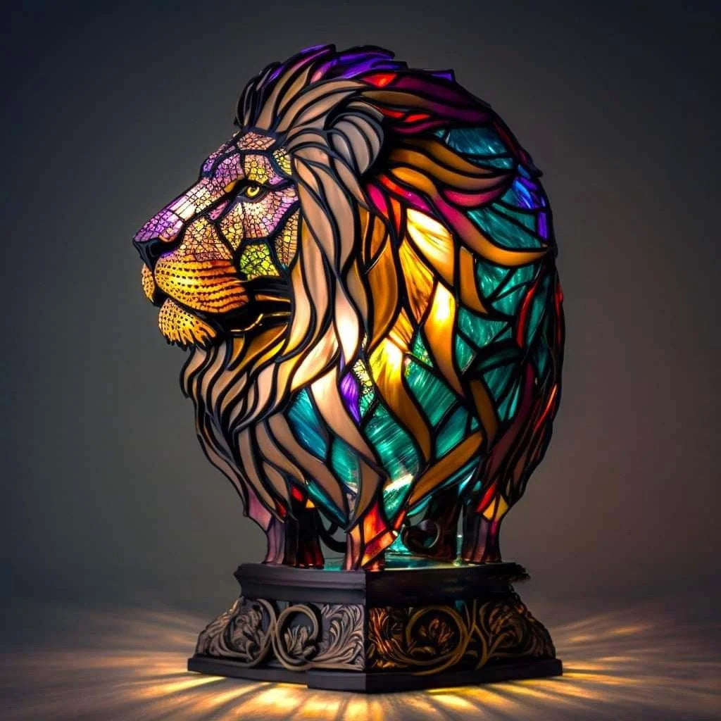 Simba – Mosaic Lion Lamp