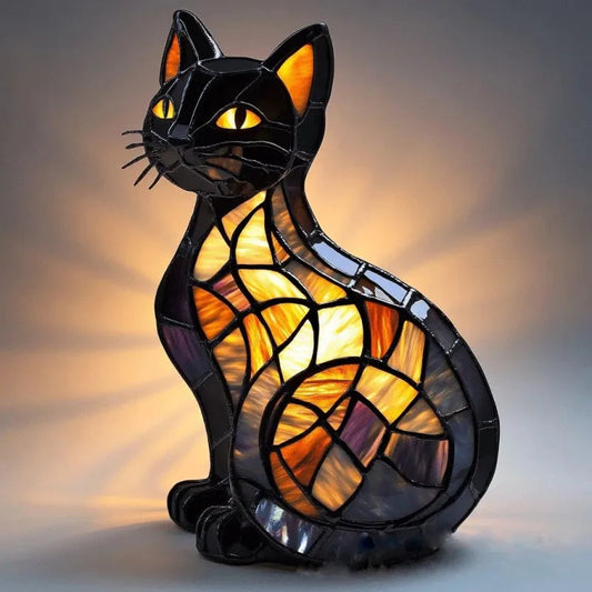 Luna – Mosaic Cat Lamp