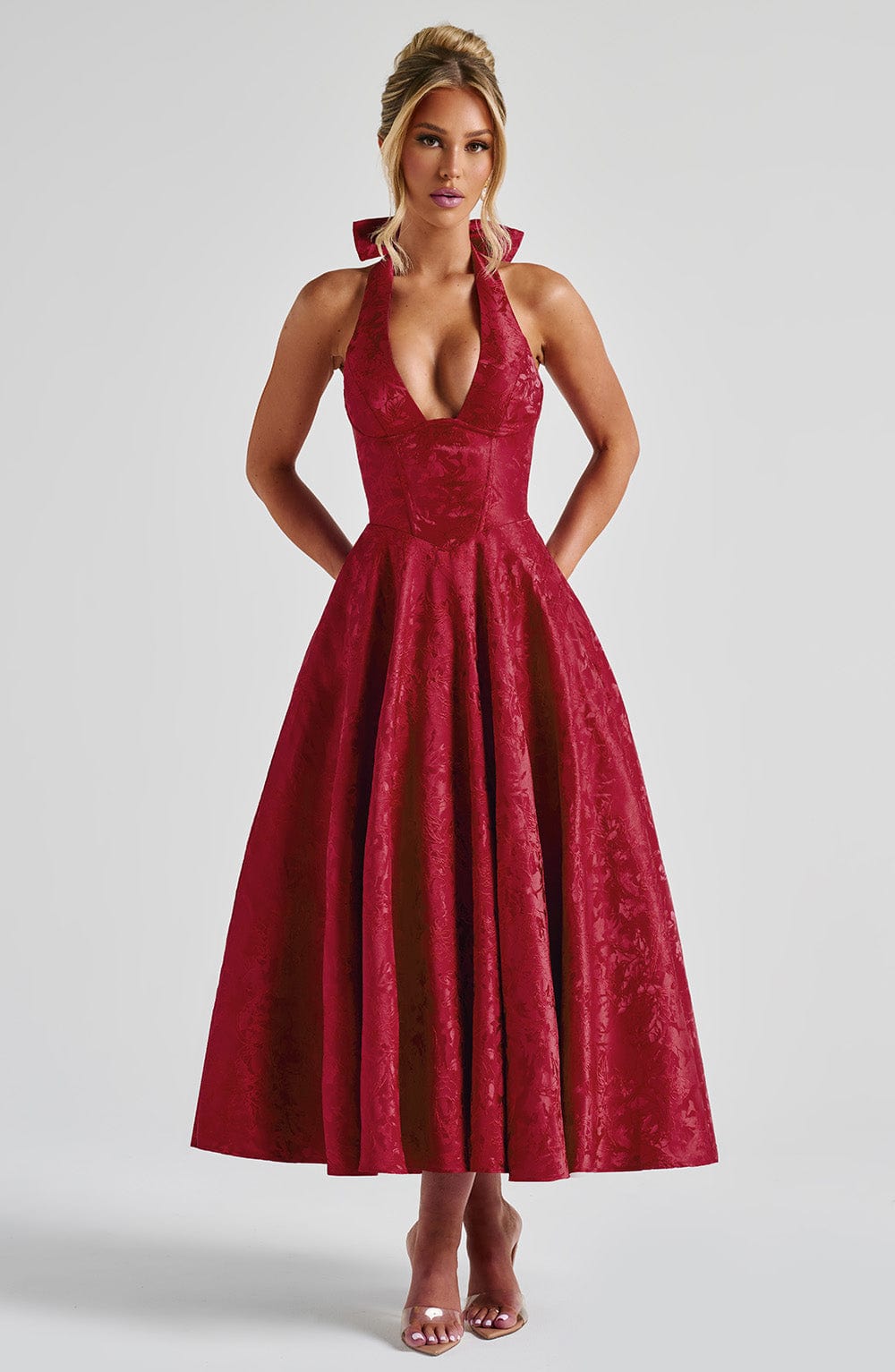 Juliet – Halterneck Midi Dress