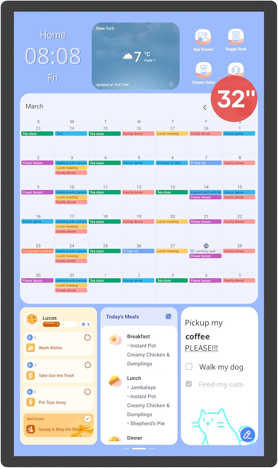 Smart Family Calendar Hub