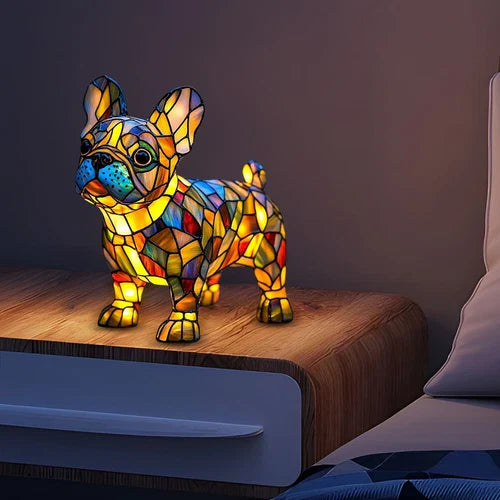 Milo – Mosaic Dog-Shaped Lamp